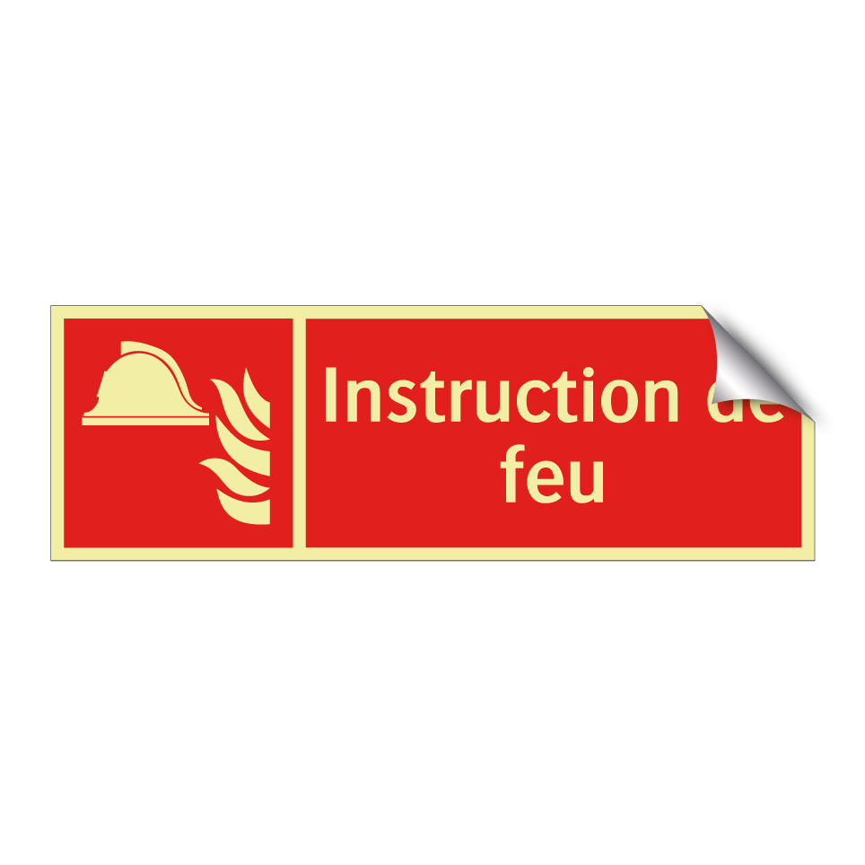 Instruction de feu