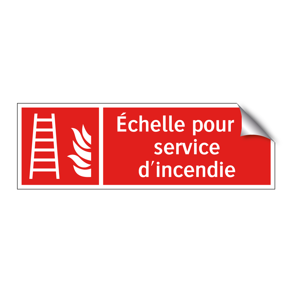 Échelle pour le service d'incendie