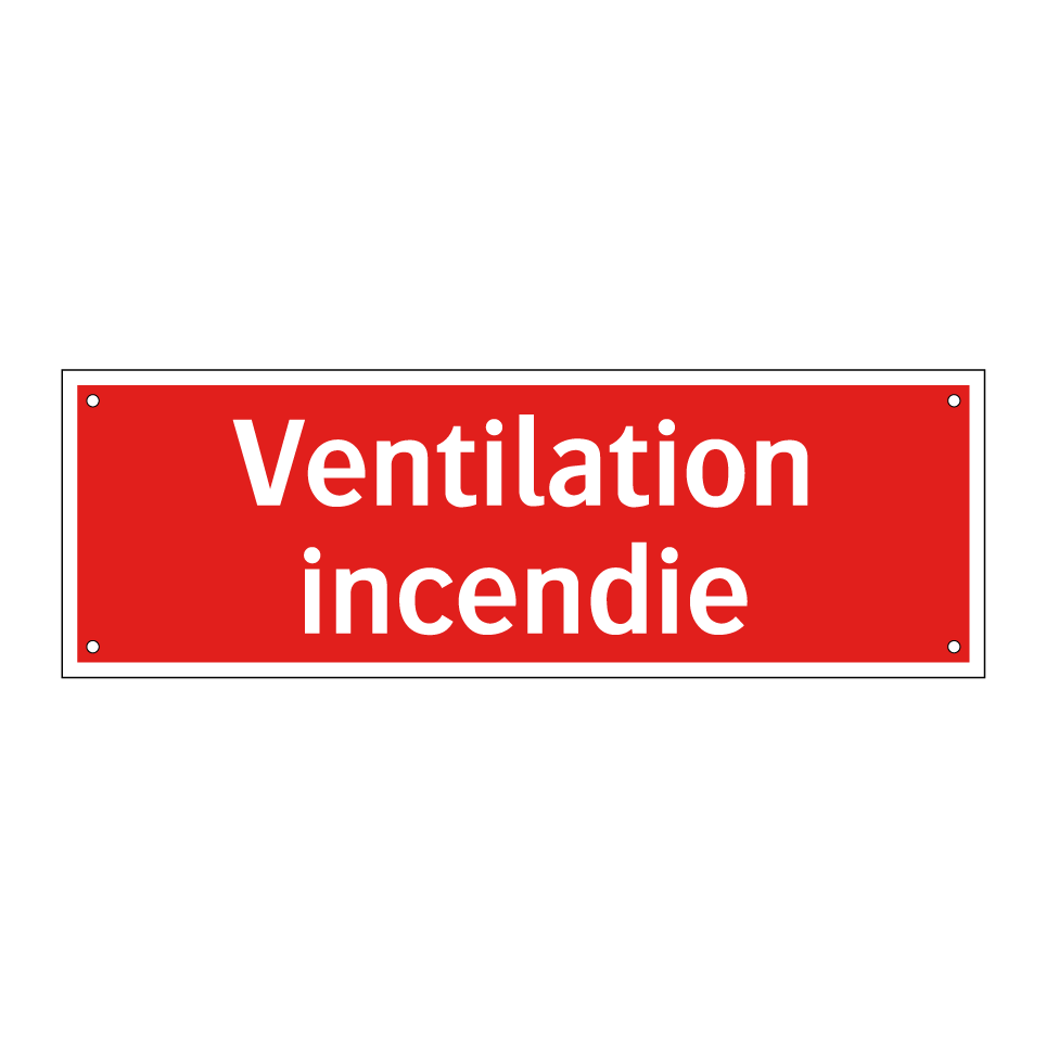 Ventilation incendie