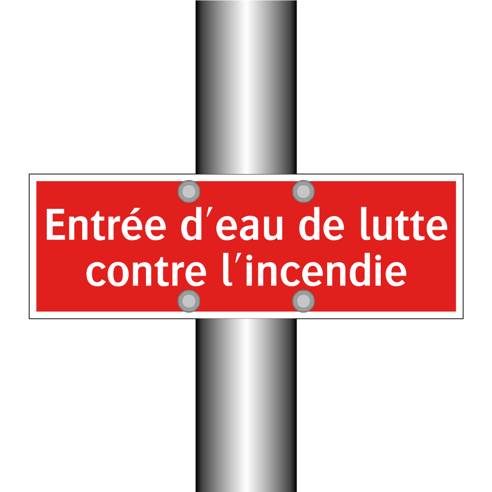 Entrée d'eau de lutte contre l'incendie