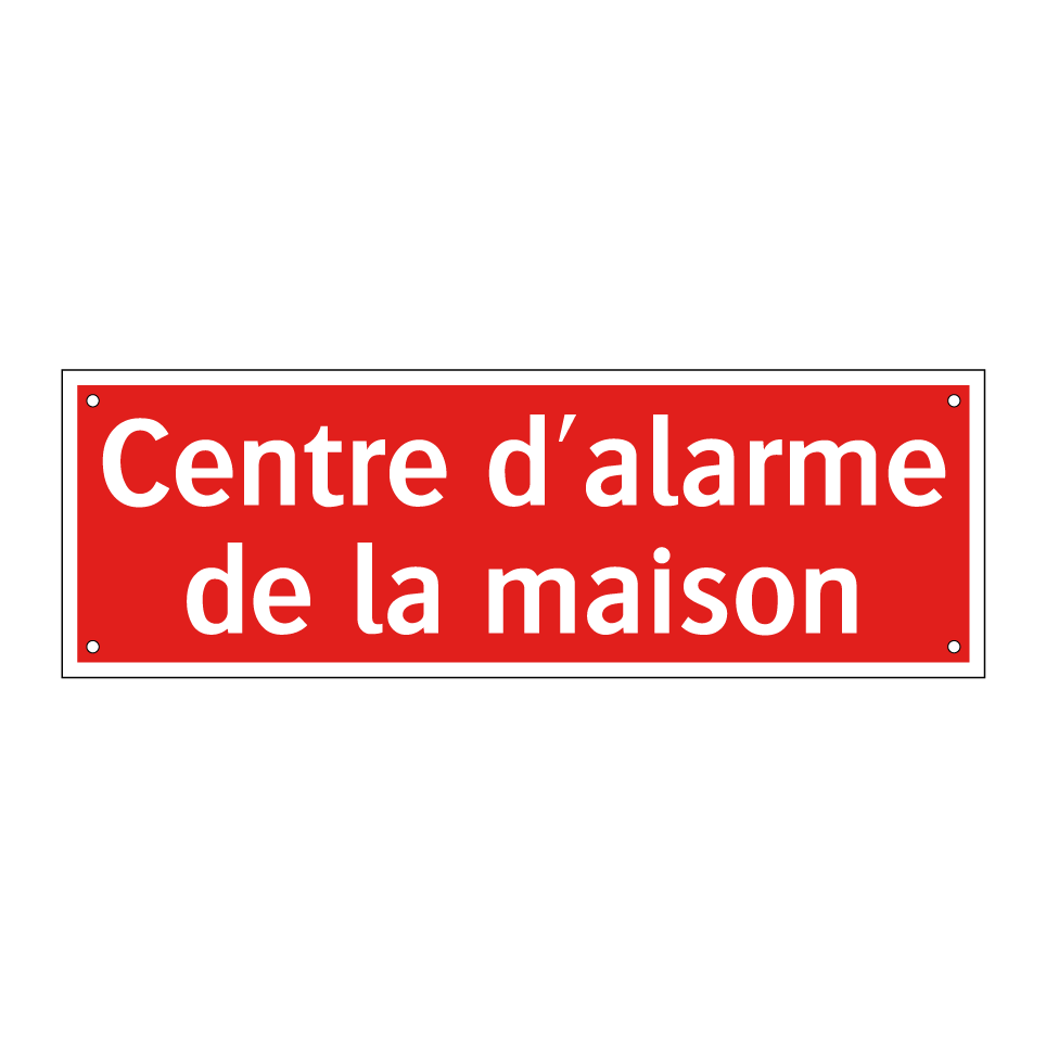 Centre d'alarme de la maison