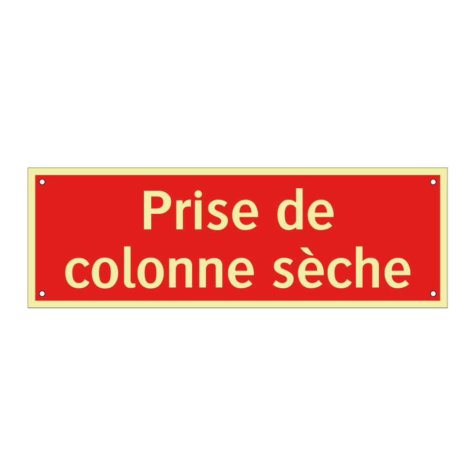 Prise de colonne sèche