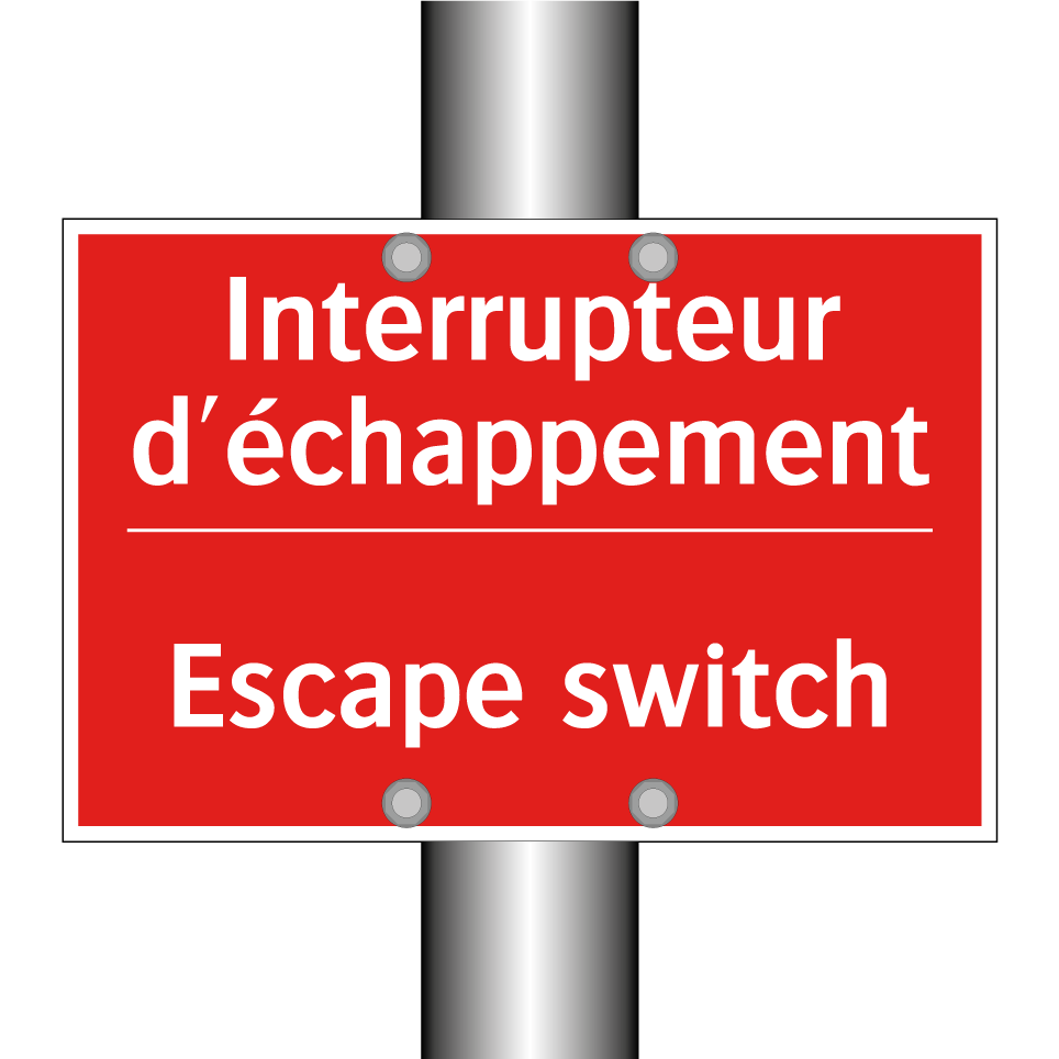 Interrupteur d'échappement - Escape switch