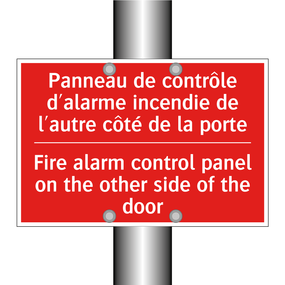 Panneau de contrôle d'alarme incendie /.../ - Fire alarm control panel on the /.../