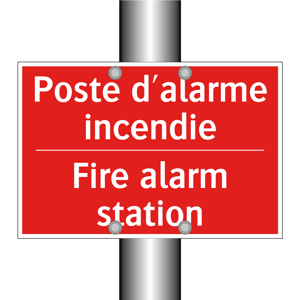 Poste d'alarme incendie - Fire alarm station