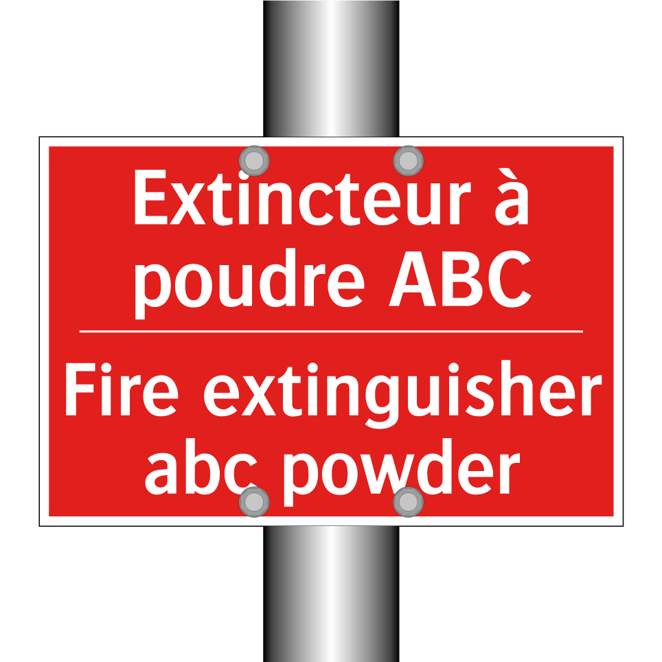 Extincteur à poudre ABC - Fire extinguisher abc powder