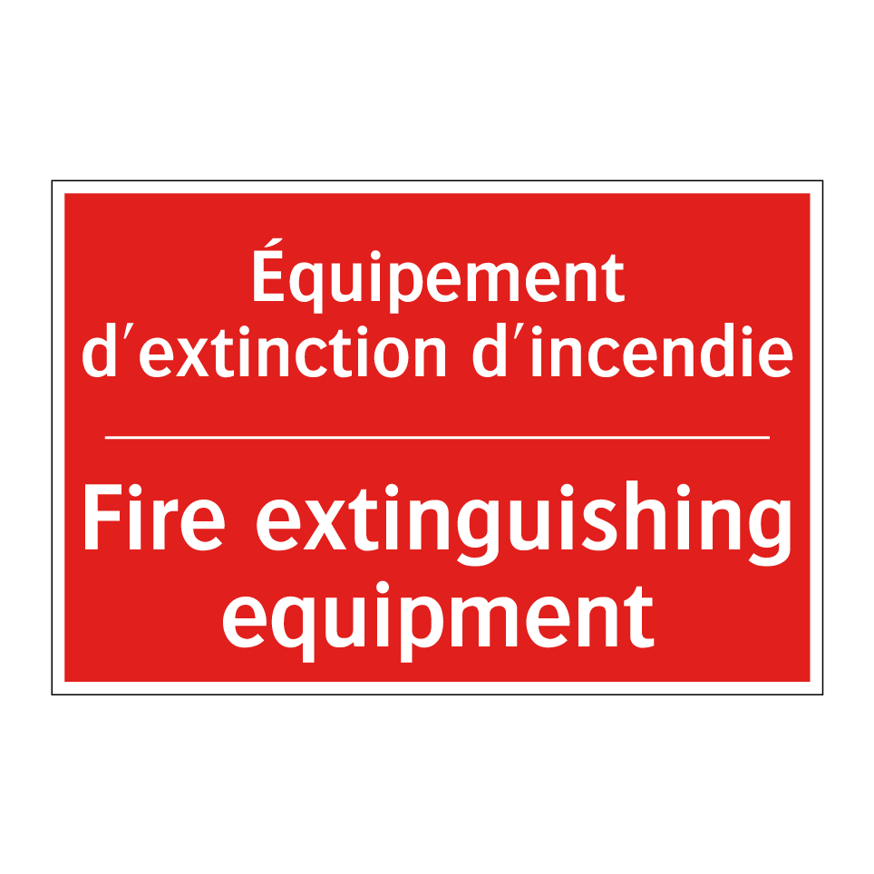 Équipement d'extinction d'incendie /.../ - Fire extinguishing equipment