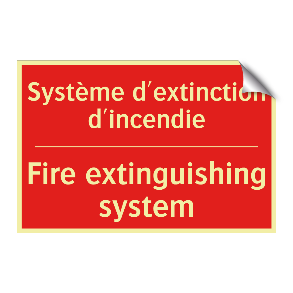 Système d'extinction d'incendie /.../ - Fire extinguishing system