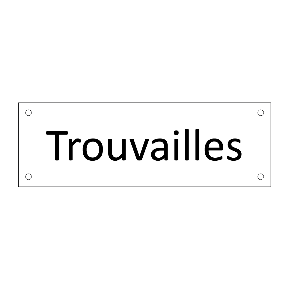 Trouvailles & Trouvailles & Trouvailles