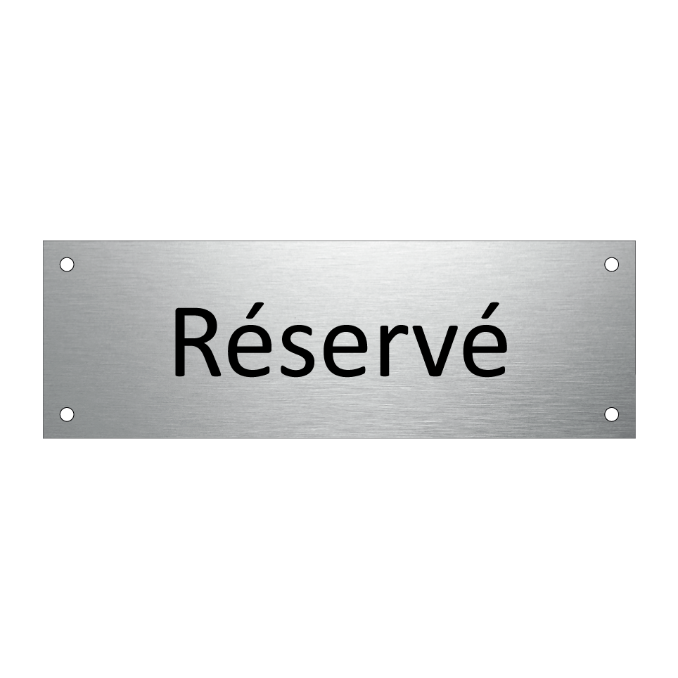 Réservé & Réservé & Réservé