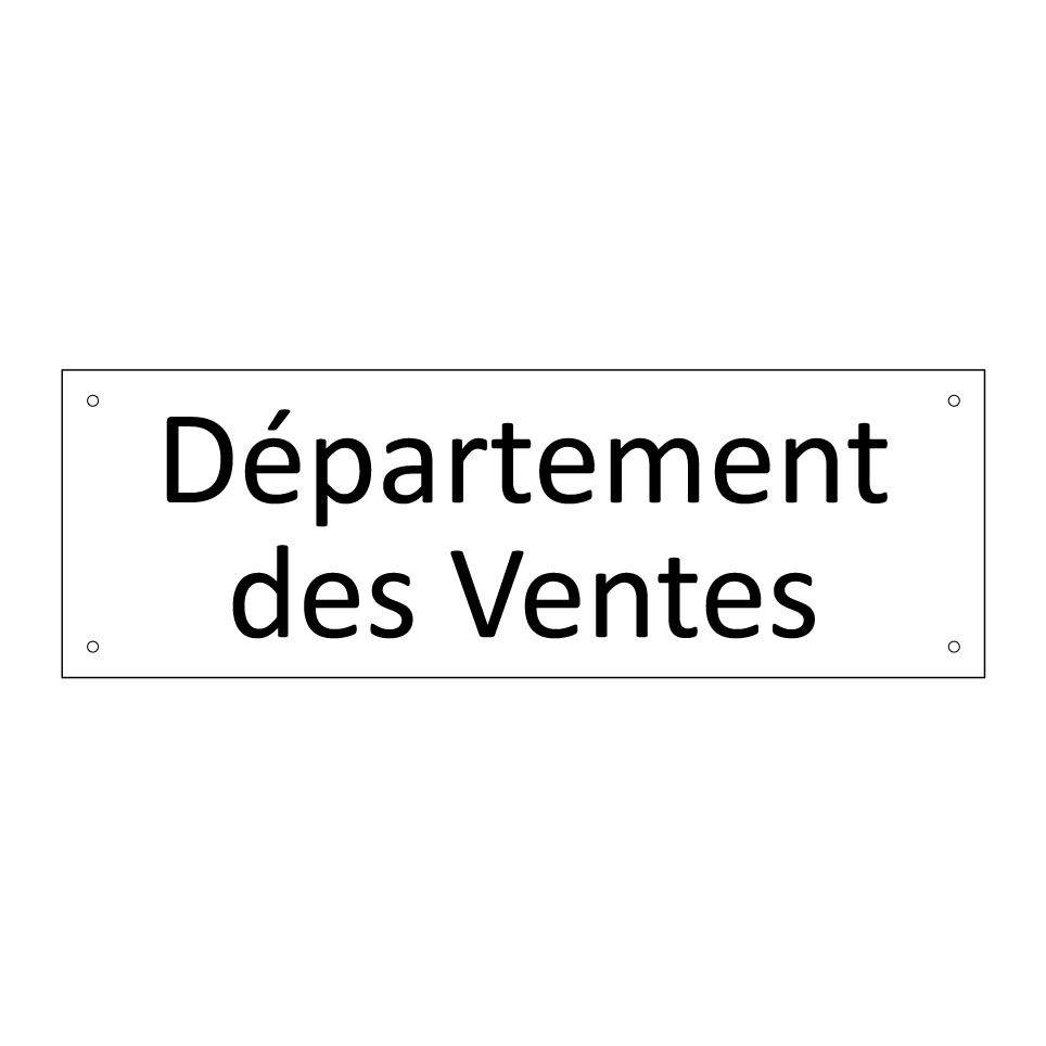 Département des Ventes