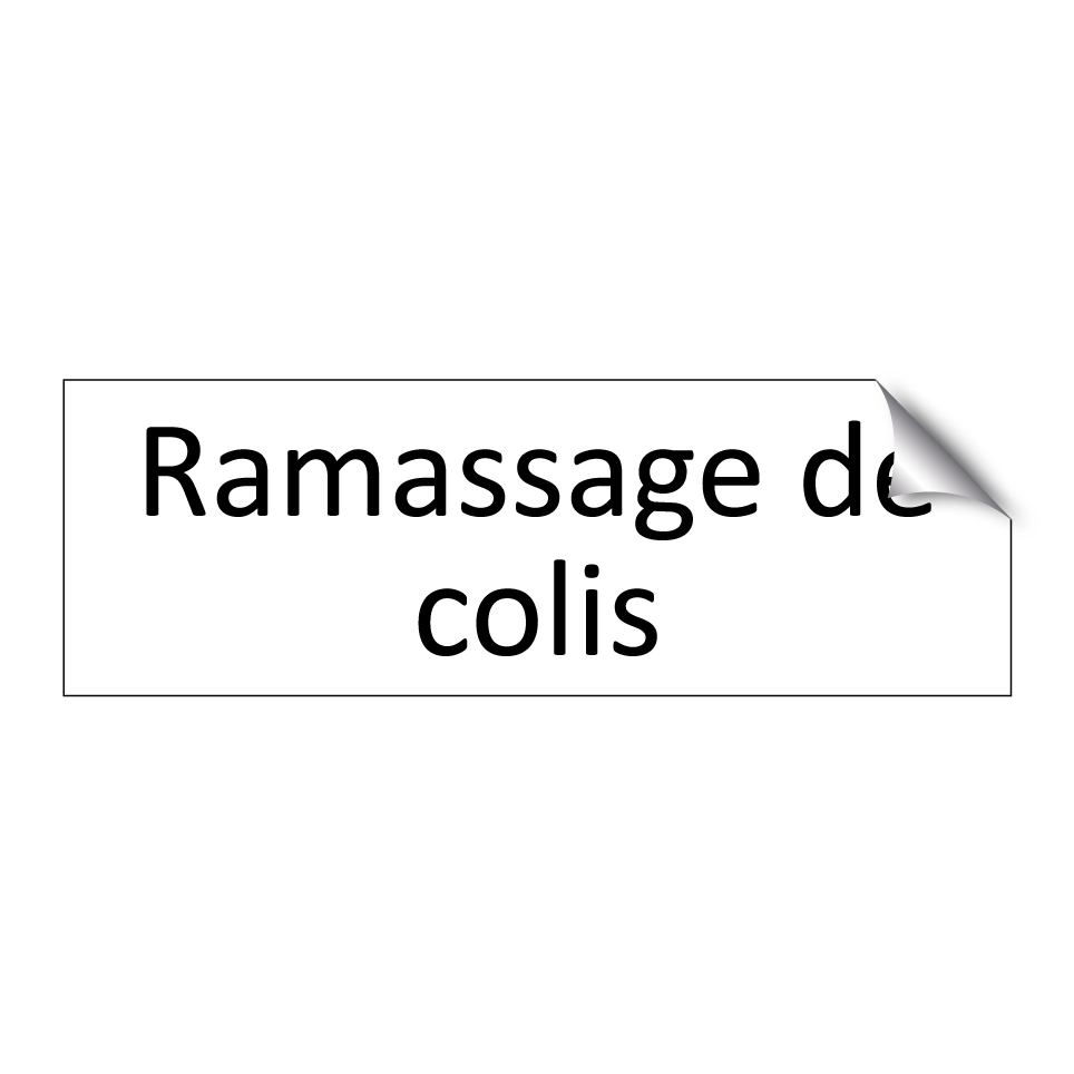 Ramassage de colis