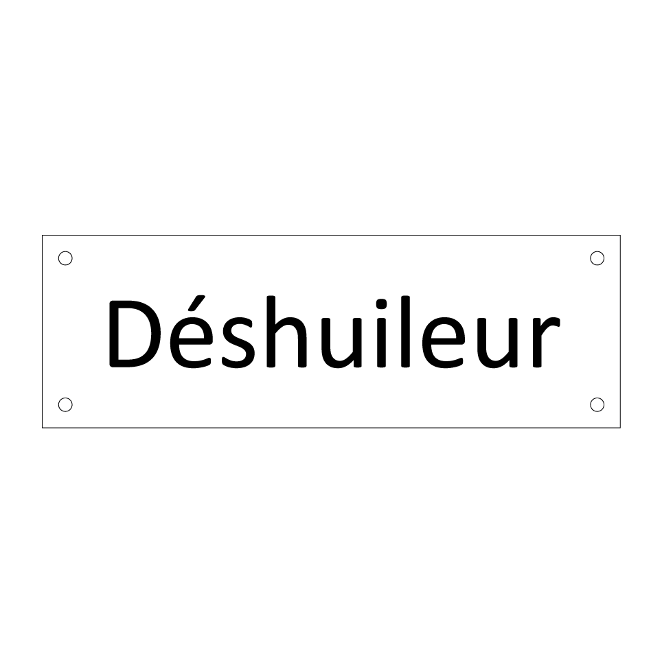 Déshuileur & Déshuileur & Déshuileur