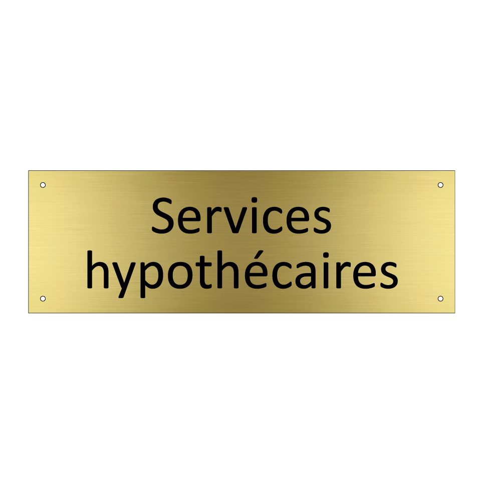 Services hypothécaires