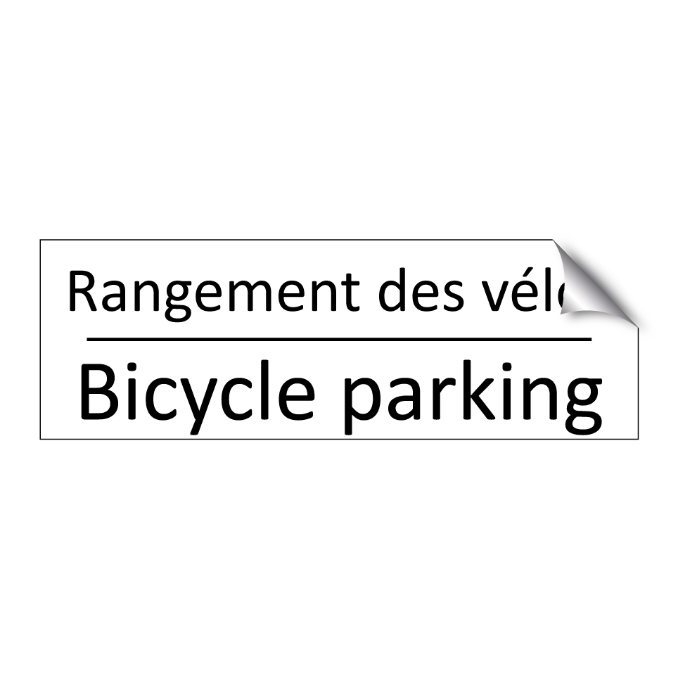 Rangement des vélos - Bicycle parking