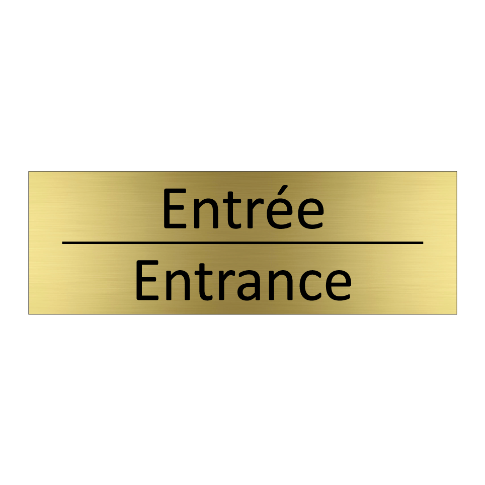 Entrée - Entrance