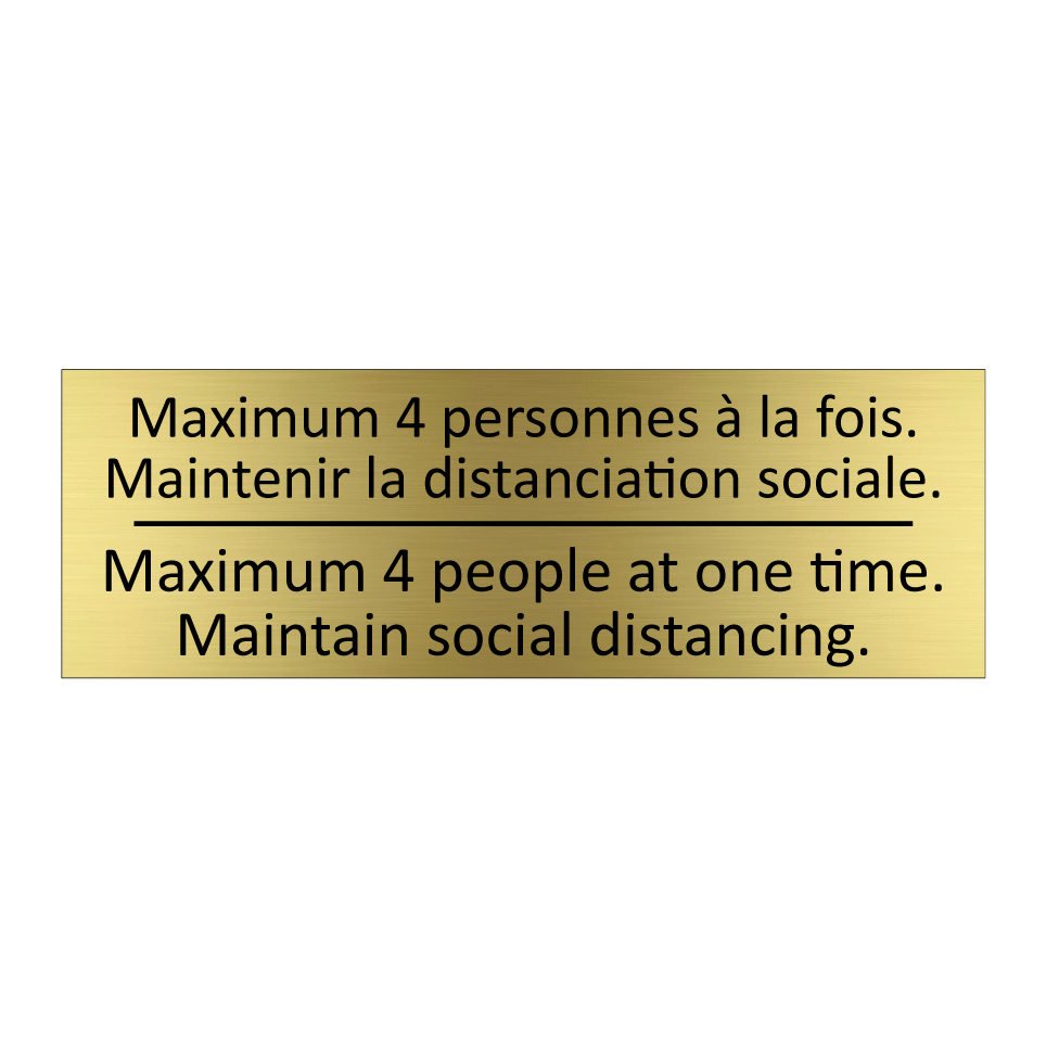 Maximum 4 personnes à la fois. /.../ - Maximum 4 people at one time. /.../