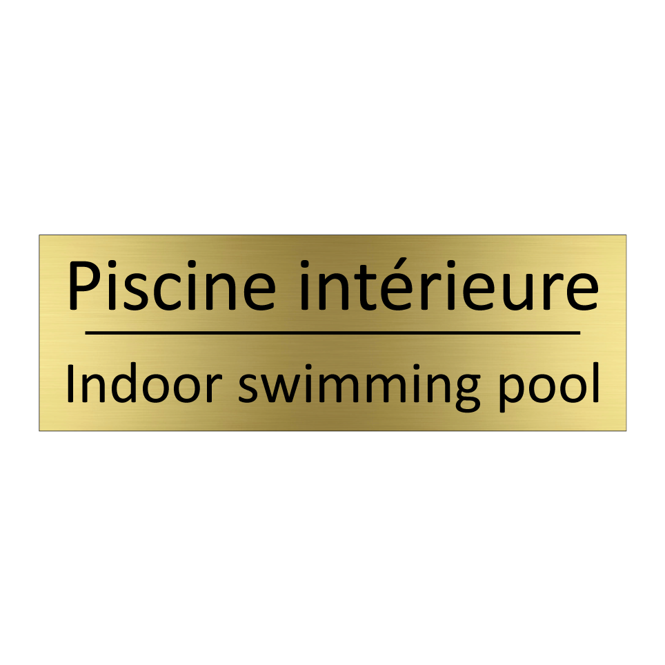 Piscine intérieure - Indoor swimming pool