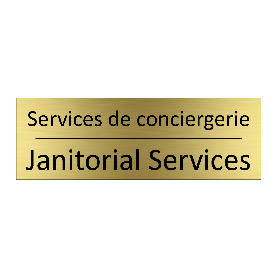 Services de conciergerie - Janitorial Services