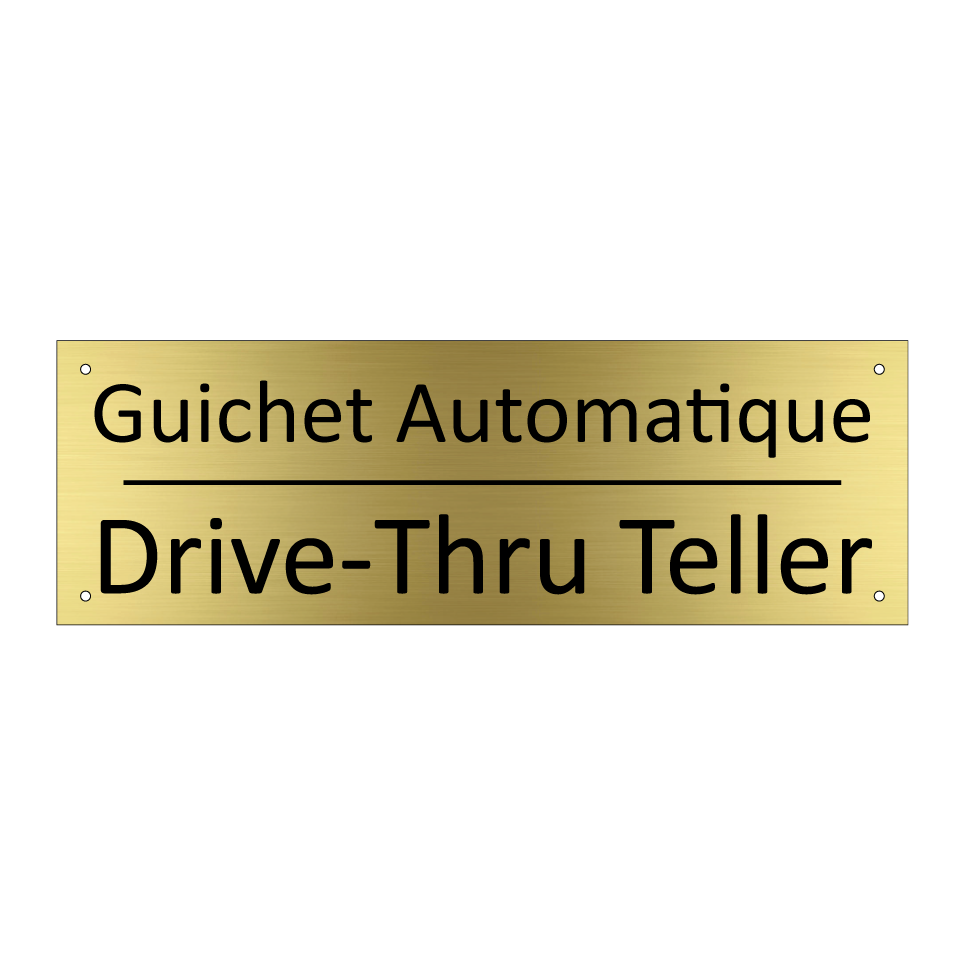 Guichet Automatique - Drive-Thru Teller