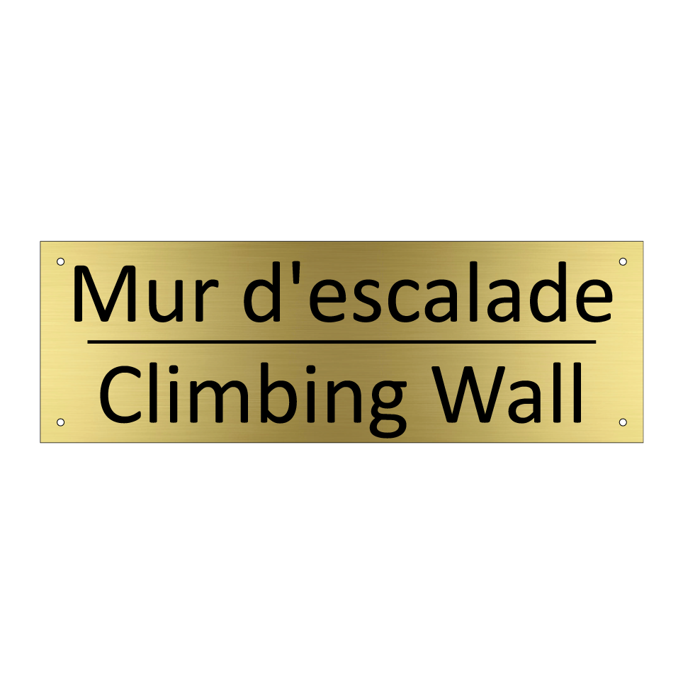 Mur d'escalade - Climbing Wall