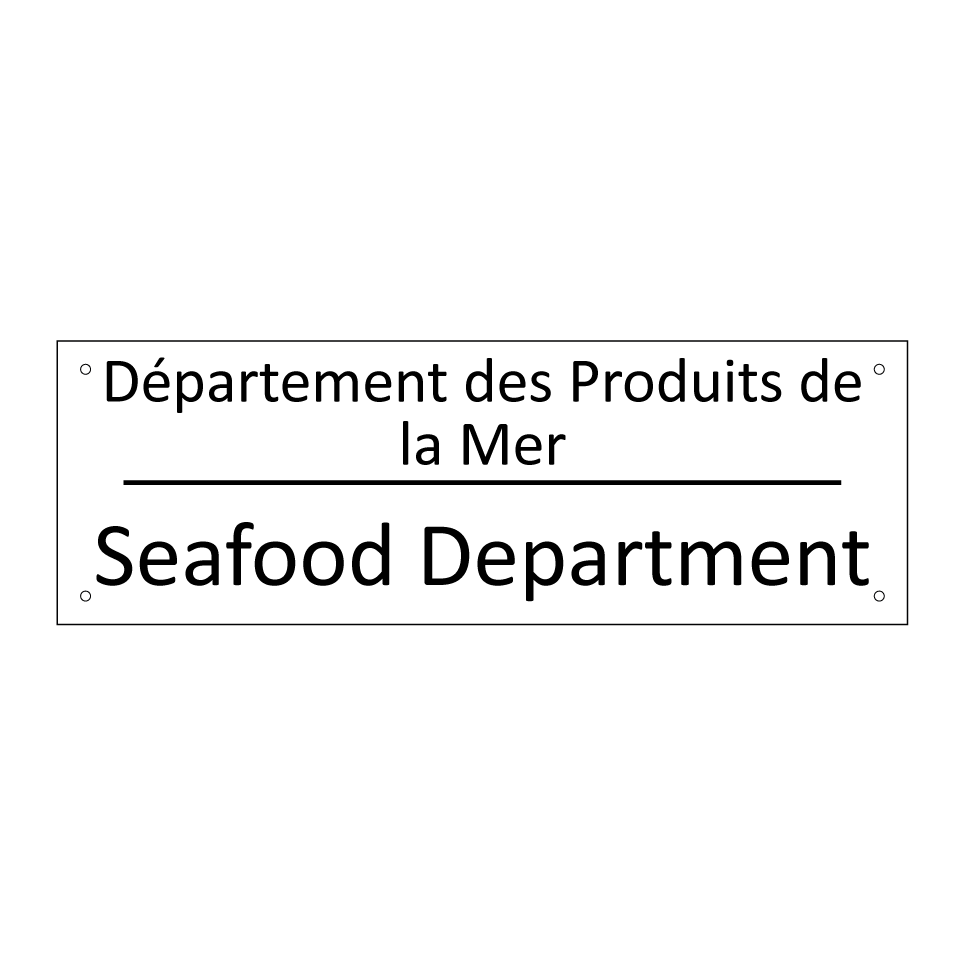 Département des Produits de la /.../ - Seafood Department