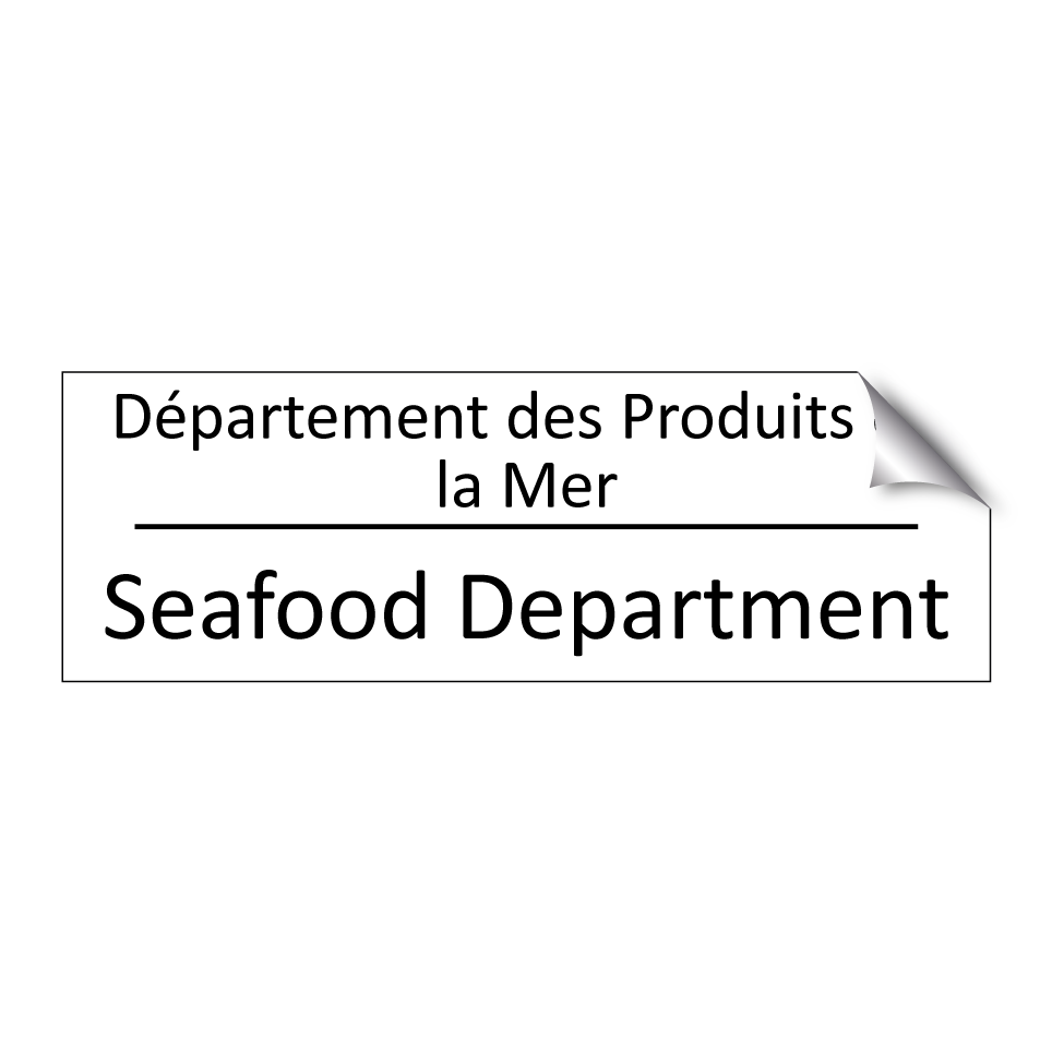 Département des Produits de la /.../ - Seafood Department