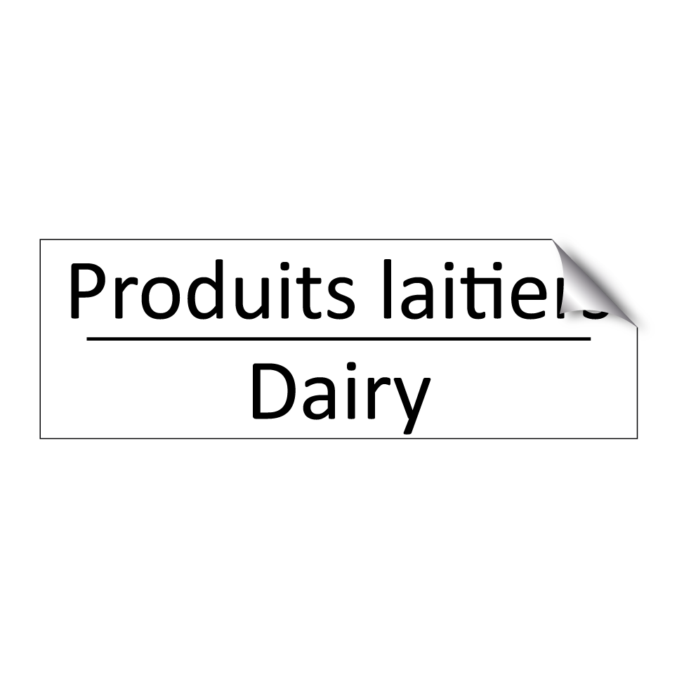 Produits laitiers - Dairy