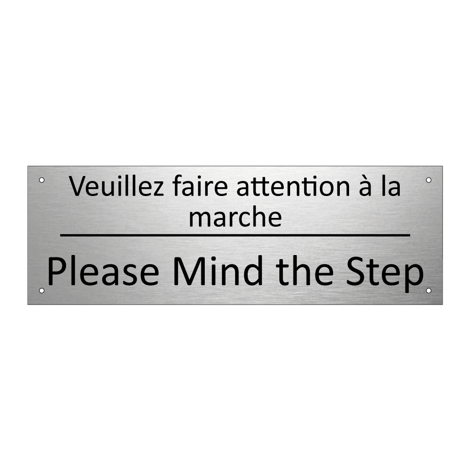 Veuillez faire attention à la /.../ - Please Mind the Step