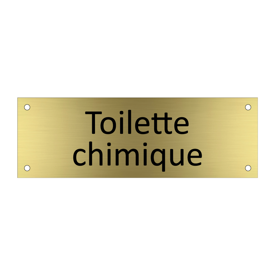 Toilette chimique