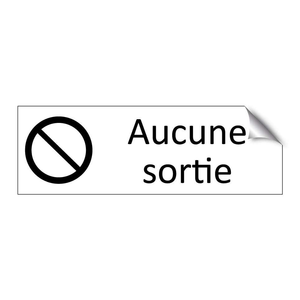 Aucune sortie