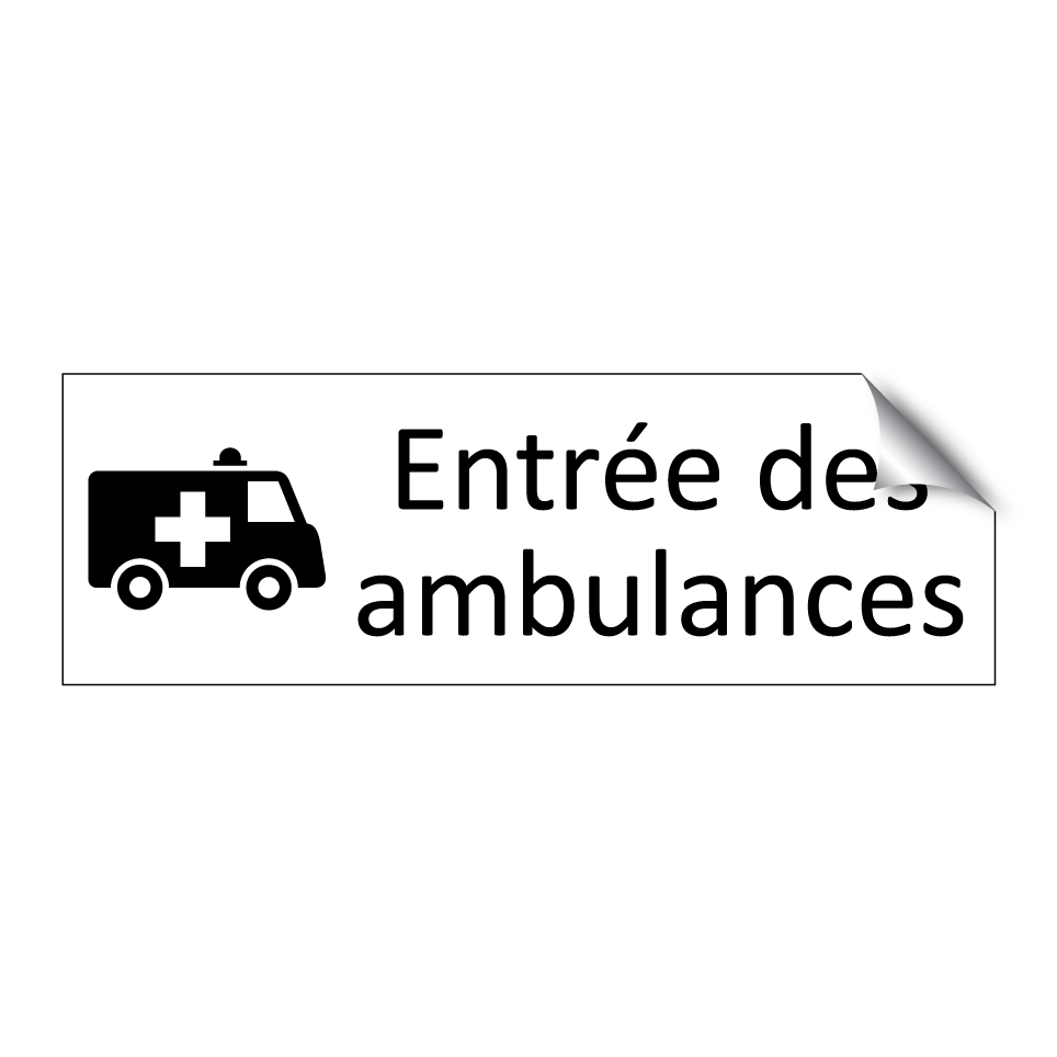 Entrée des ambulances
