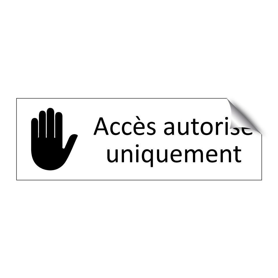 Accès autorisé uniquement