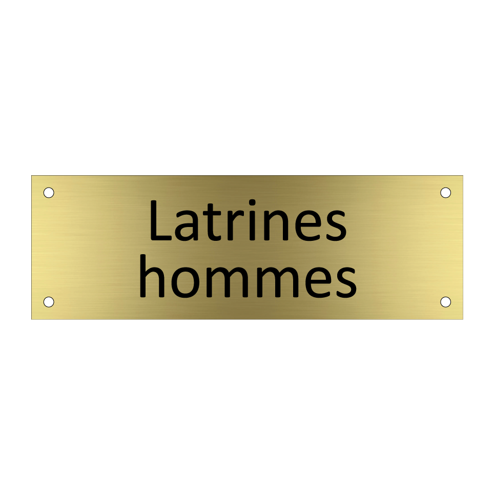 Latrines hommes