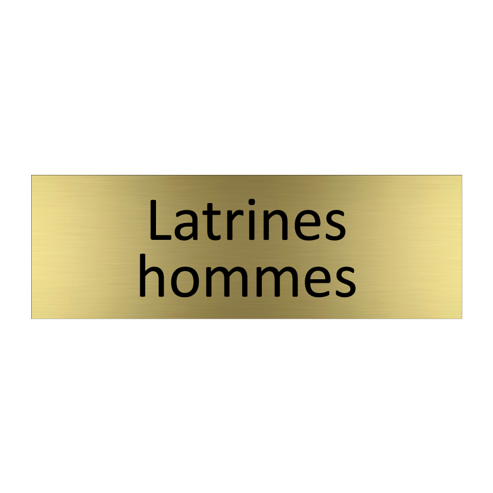 Latrines hommes