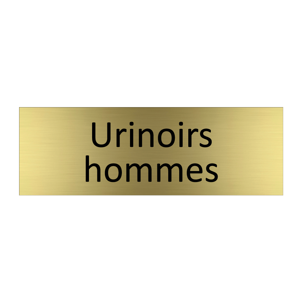 Urinoirs hommes