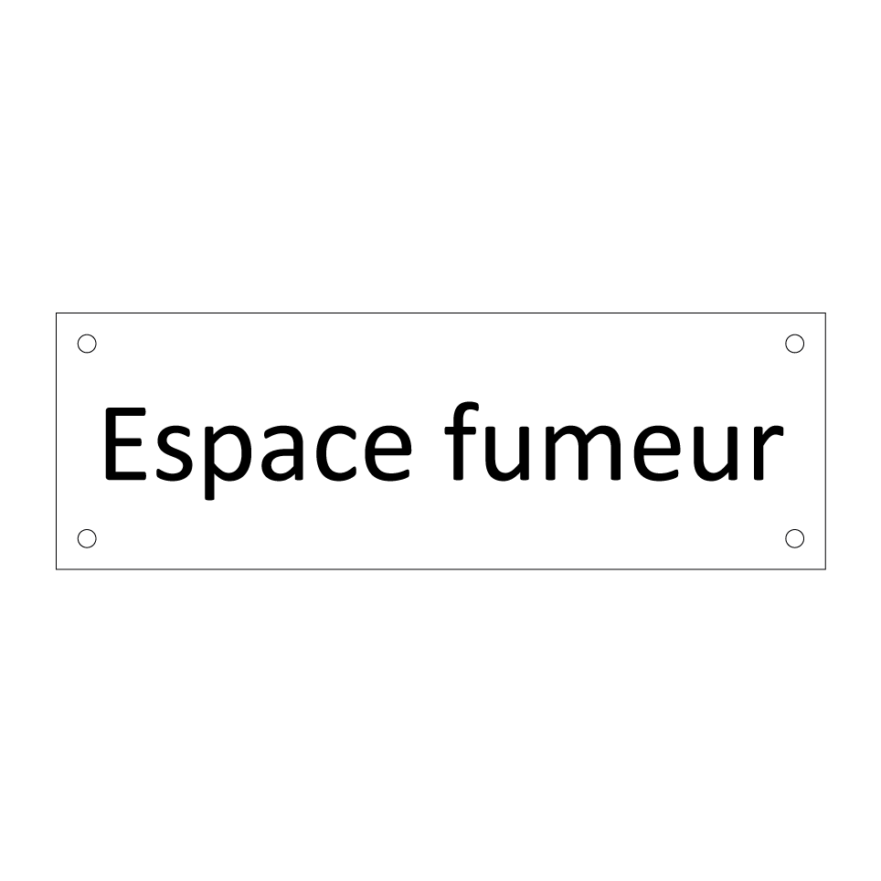 Espace fumeur