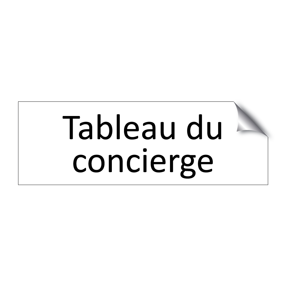 Tableau du concierge