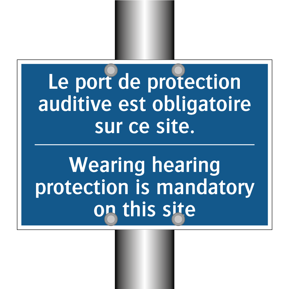 Le port de protection auditive /.../ - Wearing hearing protection is /.../