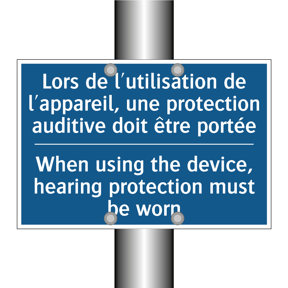 Lors de l'utilisation de l'appareil, /.../ - When using the device, hearing /.../