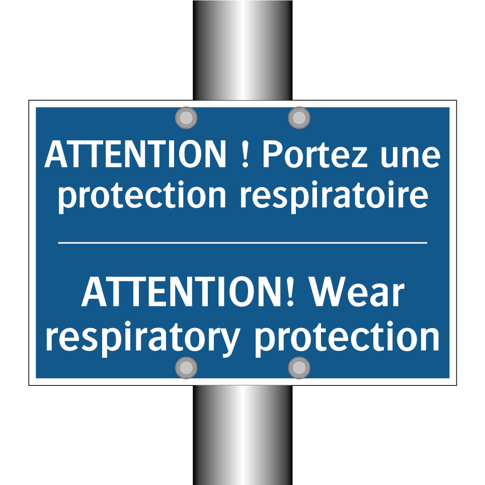 ATTENTION ! Portez une protection /.../ - ATTENTION! Wear respiratory protection /.../