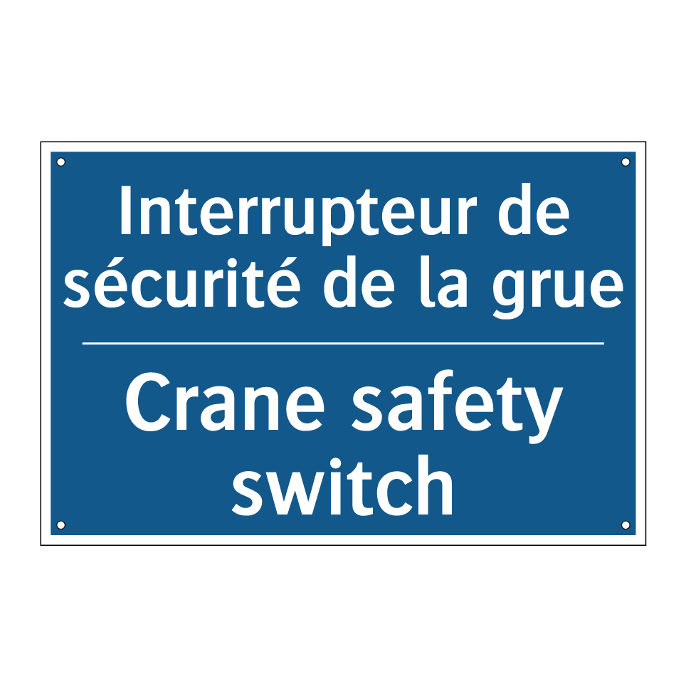 Interrupteur de sécurité de la /.../ - Crane safety switch
