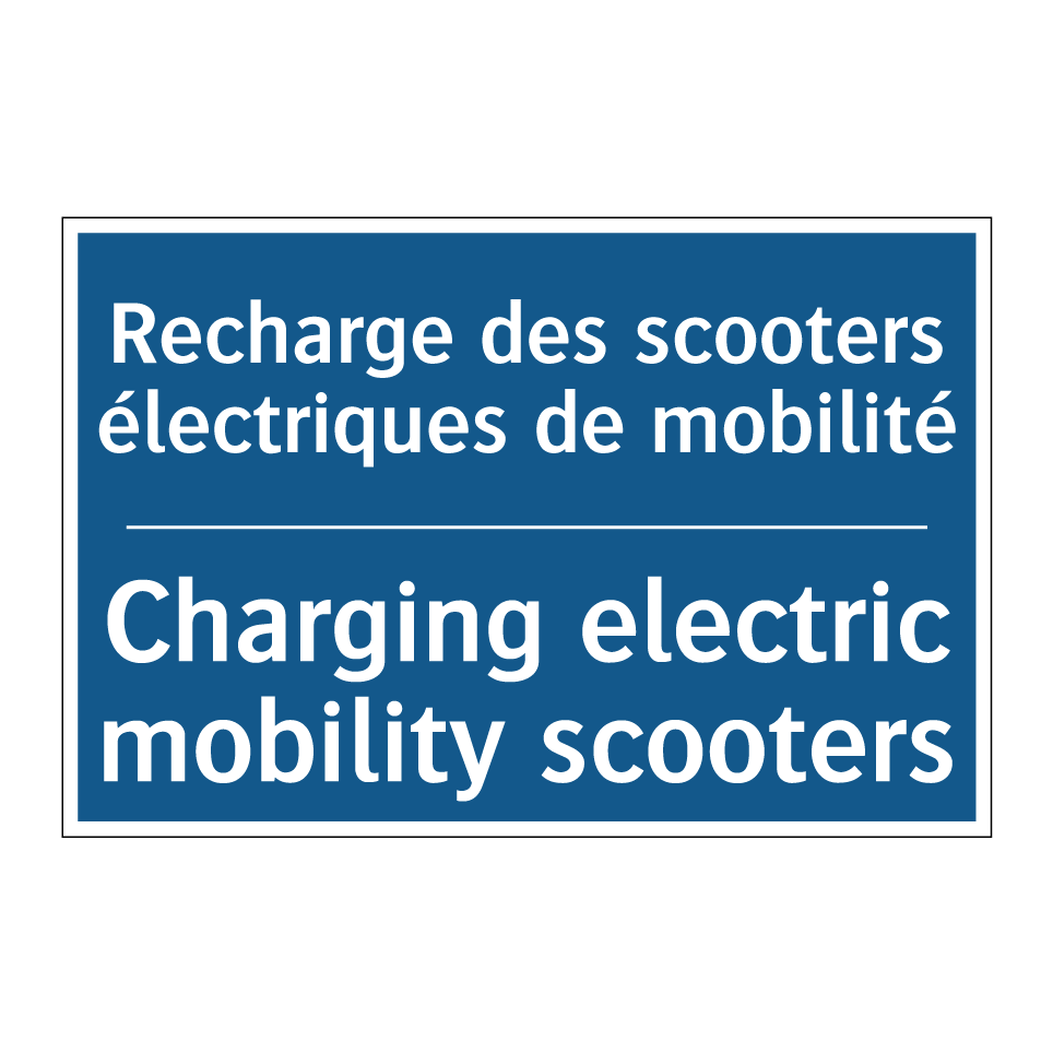 Recharge des scooters électriques /.../ - Charging electric mobility scooters /.../