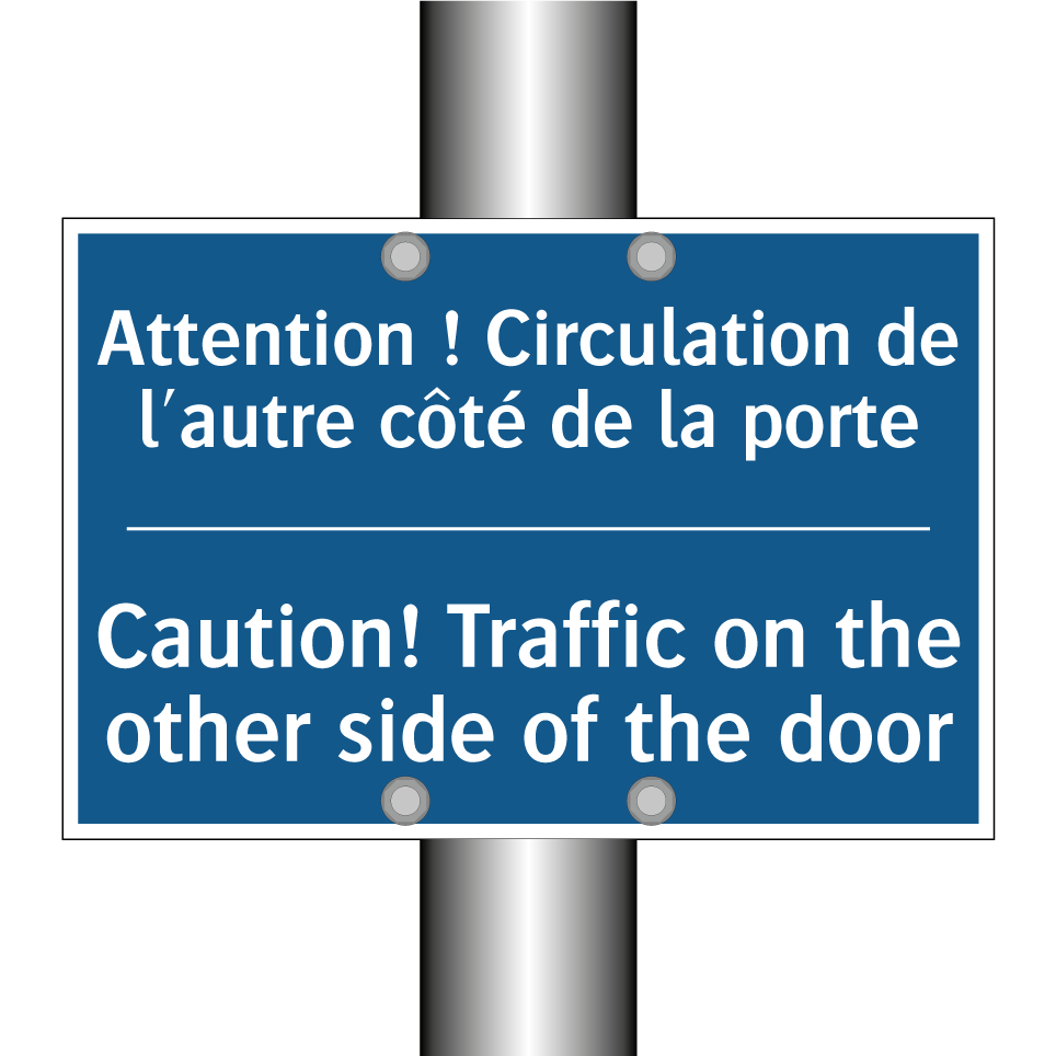 Attention ! Circulation de l'autre /.../ - Caution! Traffic on the other /.../