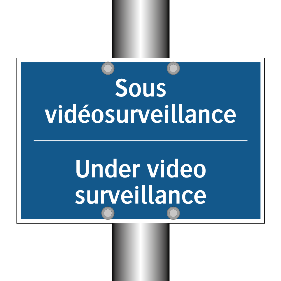 Sous vidéosurveillance - Under video surveillance