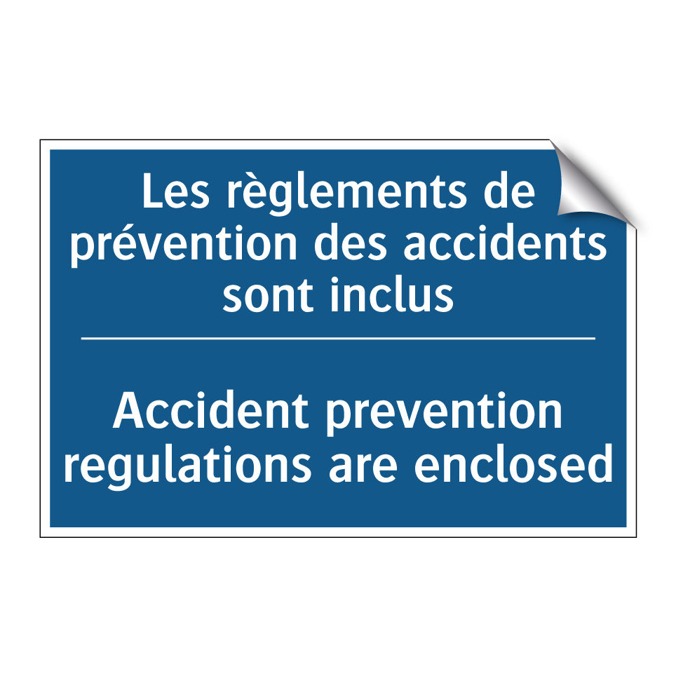 Les règlements de prévention des /.../ - Accident prevention regulations /.../
