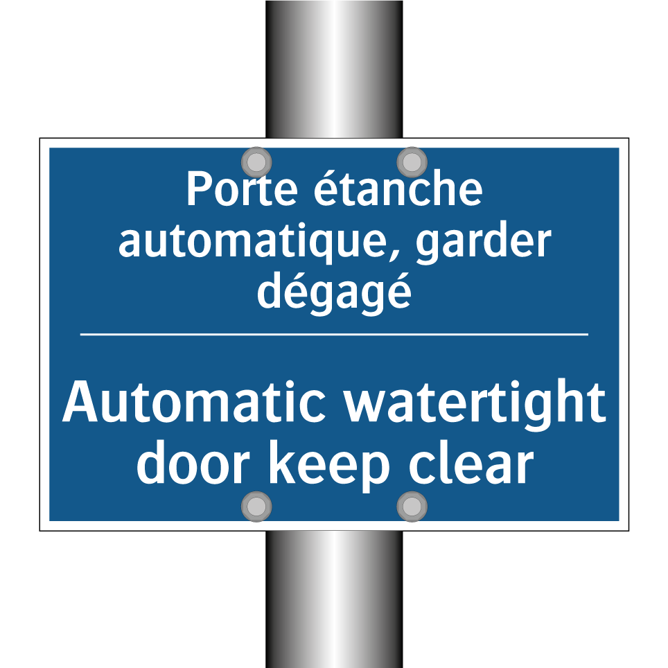 Porte étanche automatique, garder /.../ - Automatic watertight door keep /.../