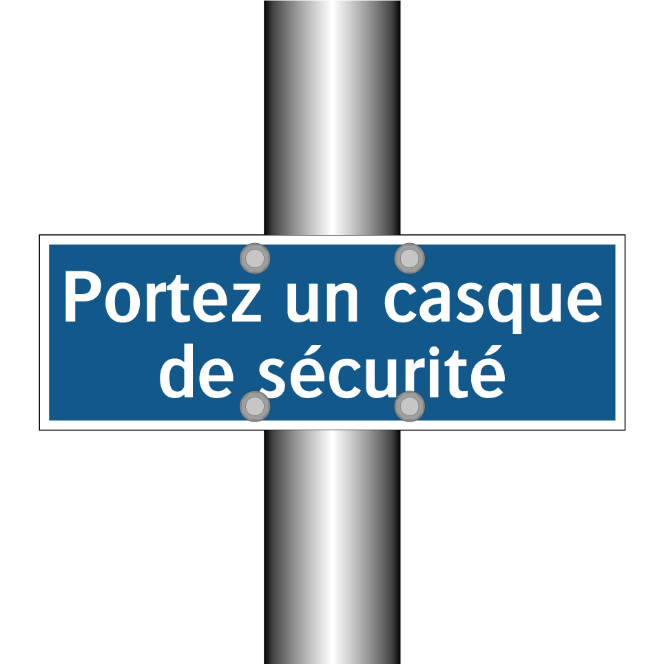 Portez un casque de sécurité