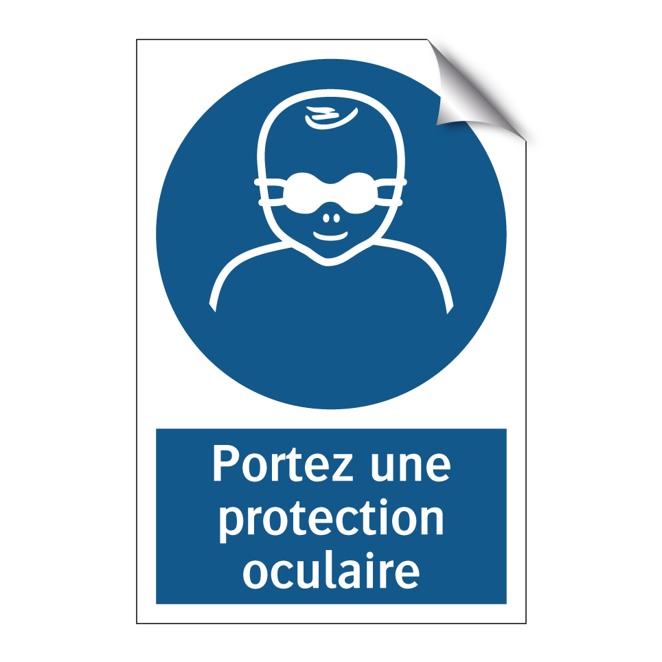 Portez une protection oculaire