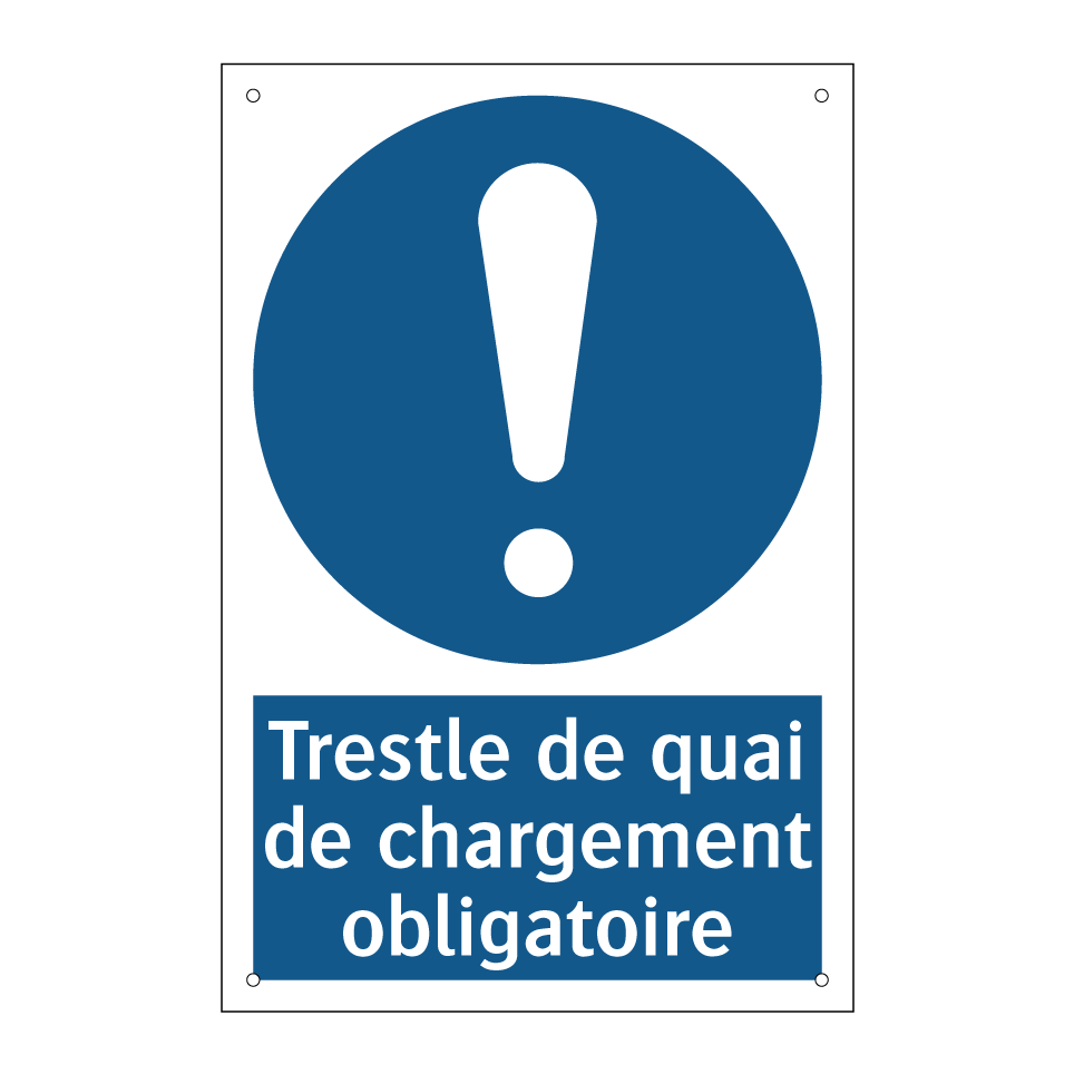 Trestle de quai de chargement obligatoire